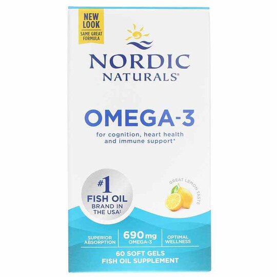 Omega-3 Lemon Softgels, NRN